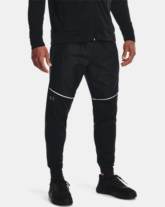 Men's Armour Fleece® Storm Pants, Black, pdpMainDesktop image number 0